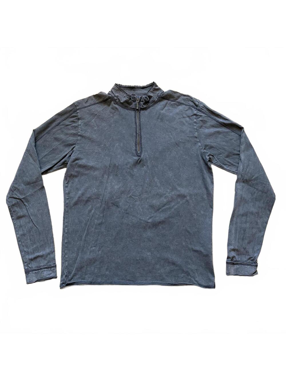 Agave Denim Copper Flatland 1/4 Zip Sweatshirt Sweater Supima Cotton Men Small